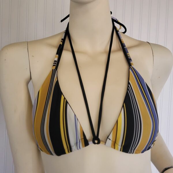 WEEKENDER BIKINI TOP- STRIPES - Image 9