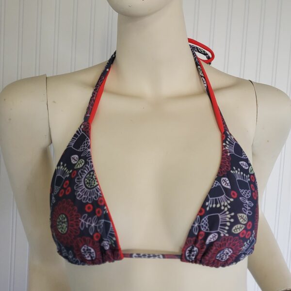 WEEKENDER BIKINI TOP - NAVY ORCHID - Image 6