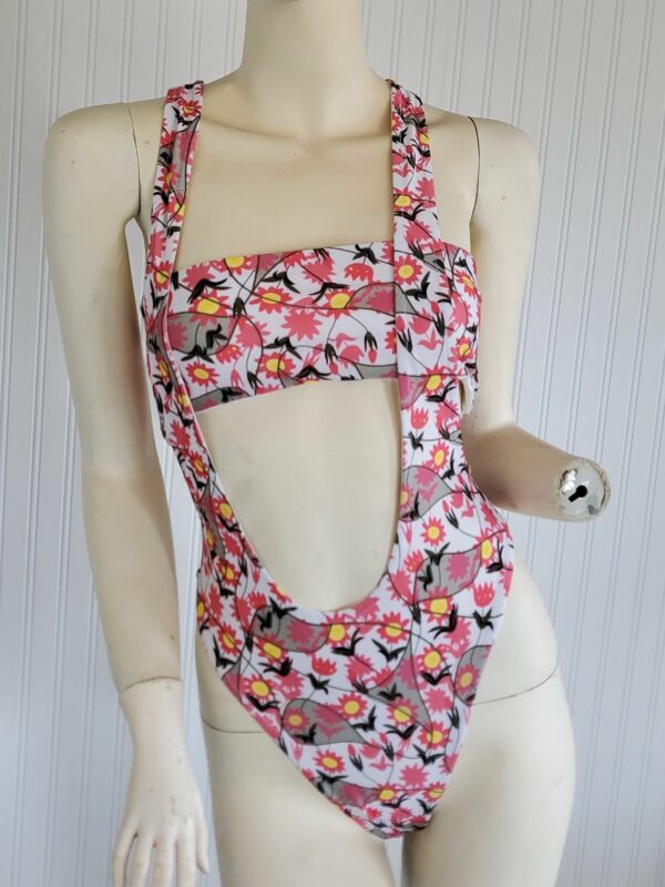 LOLA FULL PIECE SWIMSUIT - WHT FLORAL - Image 7