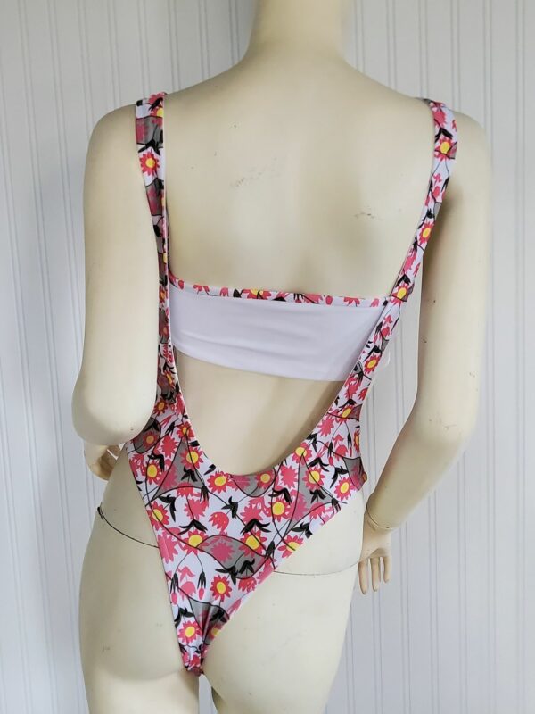 LOLA FULL PIECE SWIMSUIT - WHT FLORAL - Image 6