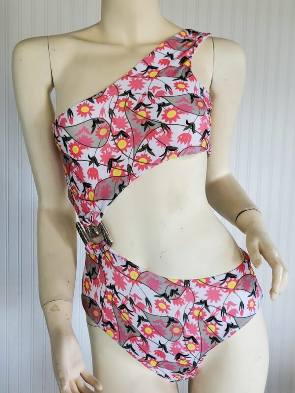 ALEX ONE PIECE SWIMSUIT- WHT FLORAL - Image 6