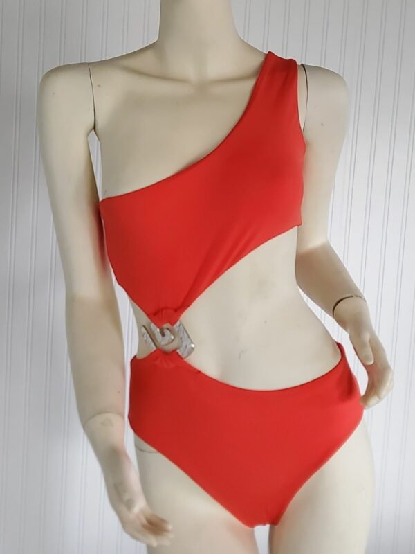 ALEX ONE PIECE SWIMSUIT - WARM RED - Image 6