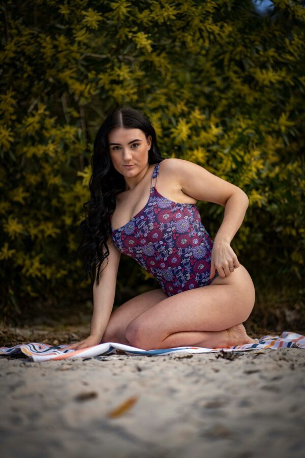 ELIZA ONE PIECE - NAVY ORCHID - Image 5