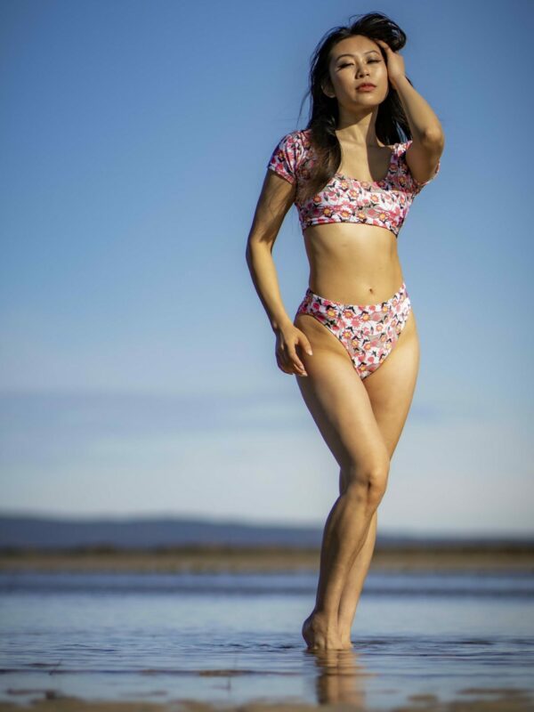 FONDA BIKINI TOP - WHITE FLORAL - Image 3